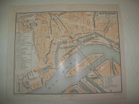 LAMINA ESPASA 19282: Plano de Rotterdam