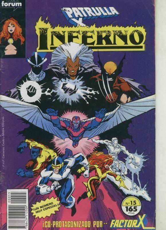 Inferno numero 15: Patrulla X (numerado 2 en trasera)