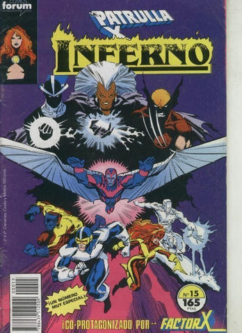 Inferno numero 15: Patrulla X (numerado 2 en trasera)