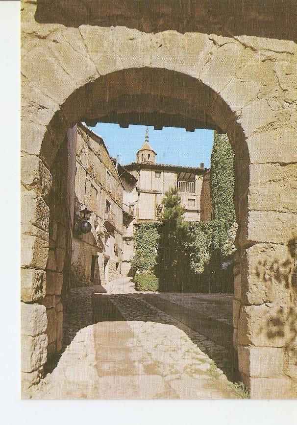 Postal 028072 : Albarracin (Teruel), Portal del Agua (Monumento Nacional)