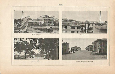 LAMINA ESPASA 22374: Vistas de Boma