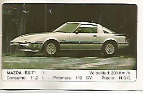 CROMO 318 ALBUM COCHES MOTOR 16: MAZDA RX-7