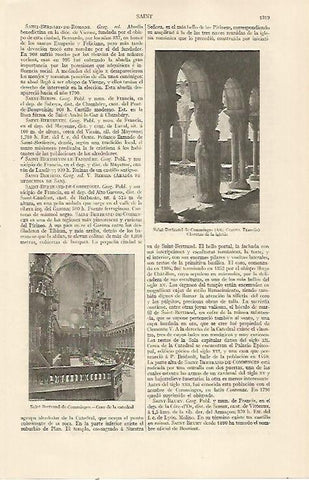 LAMINA ESPASA 22946: Saint Bertrand de Comminges Francia