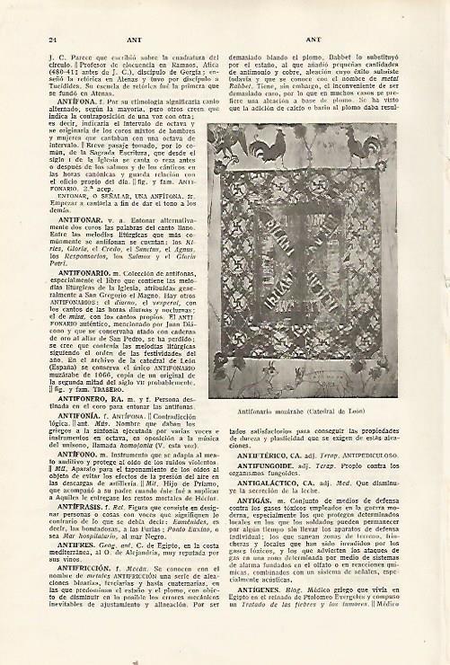 LAMINA SALVAT 80232: Antifonario mozarabe de la Catedral de Leon