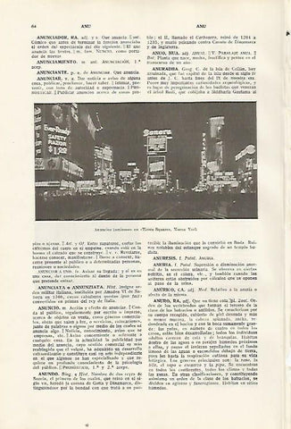 LAMINA SALVAT 80240: Times Square en Nueva York
