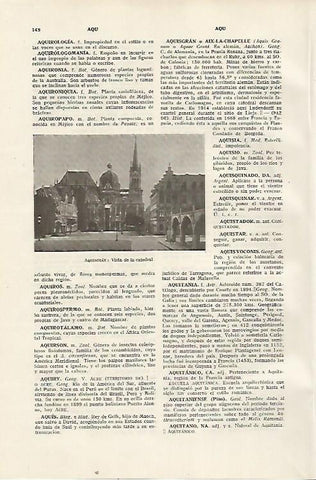 LAMINA SALVAT 80255: Catedral de Aquisgran