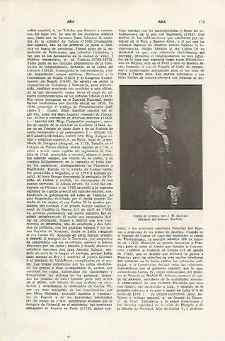 LAMINA SALVAT 80269: El Conde De Aranda por J.M. Galvan