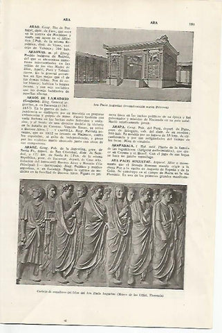 LAMINA SALVAT 80273: Ara Pacis Augustae
