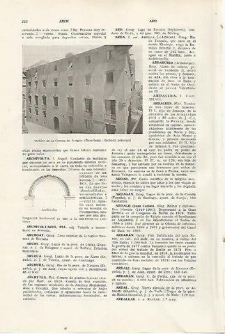 LAMINA SALVAT 80288: Archivo de la Corona de Aragon en Barcelona