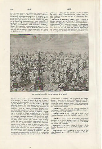 LAMINA SALVAT 80313: La Armada Invencible