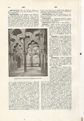 LAMINA SALVAT 80324: Interior de la Mezquita de Cordoba