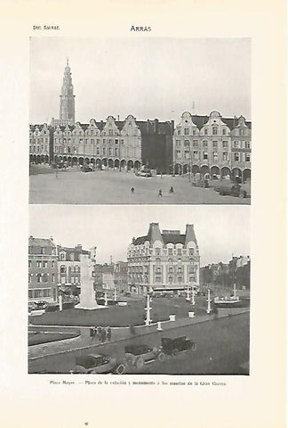 LAMINA SALVAT 80327: Plazas de Arras