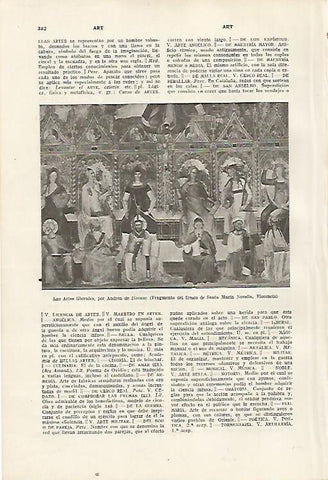 LAMINA SALVAT 80334: Las Artes Liberales por Andrea de Firenze