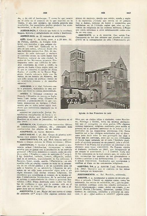 LAMINA SALVAT 80353: Iglesia de San Francisco de Asis