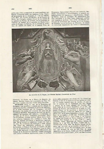 LAMINA SALVAT 80364: La Asuncion de la Virgen por S. Martini