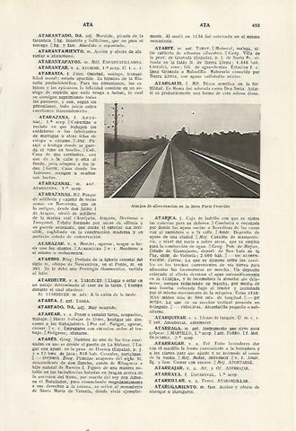 LAMINA SALVAT 80369: Linea de tren Paris - Trouville