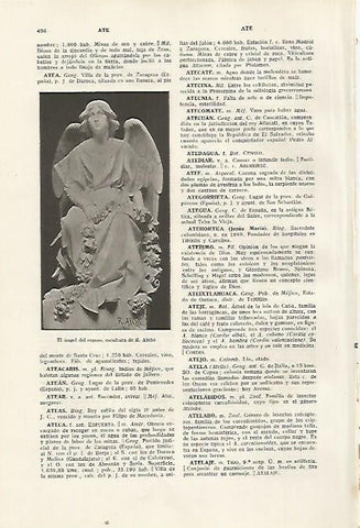 LAMINA SALVAT 80370: El angel del reposo por R. Atche