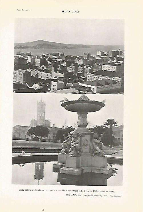 LAMINA SALVAT 80380: Vistas de Auckland