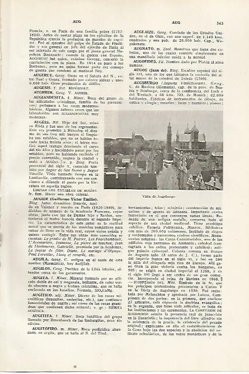 LAMINA SALVAT 80382: Vista de Augsburgo