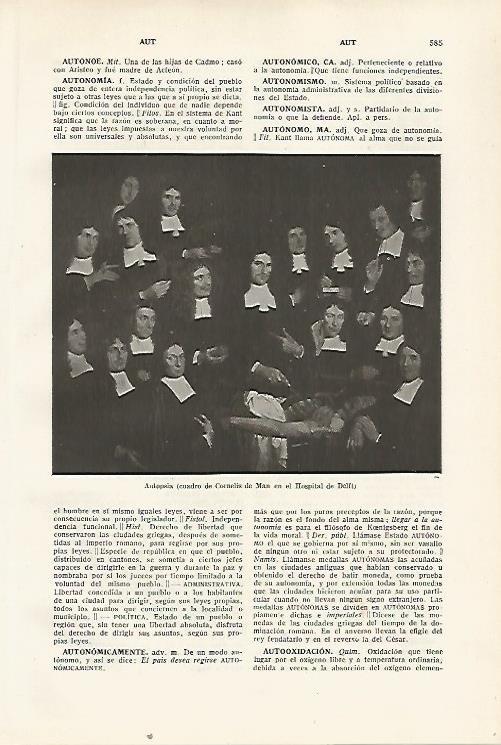 LAMINA SALVAT 80396: Autopsia por Cornelis de Mas