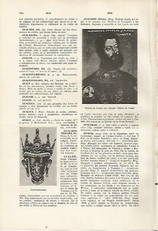 LAMINA SALVAT 80398: Alfonso de Avalos por Tiziano