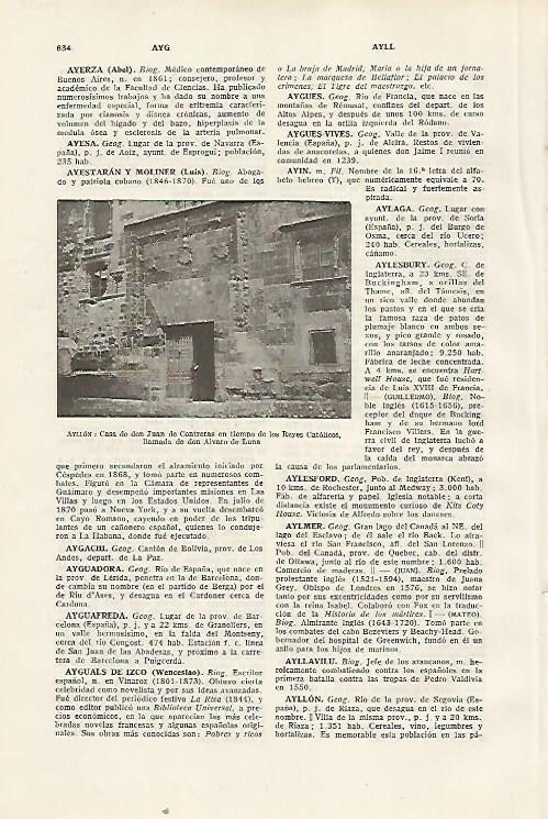 LAMINA SALVAT 80408: Casa de Juan de Contreras en Ayllon
