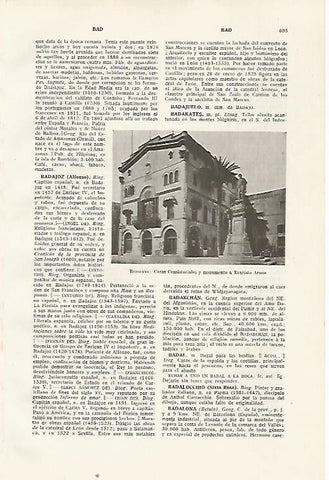 LAMINA SALVAT 80424: Ayuntamiento de Badalona