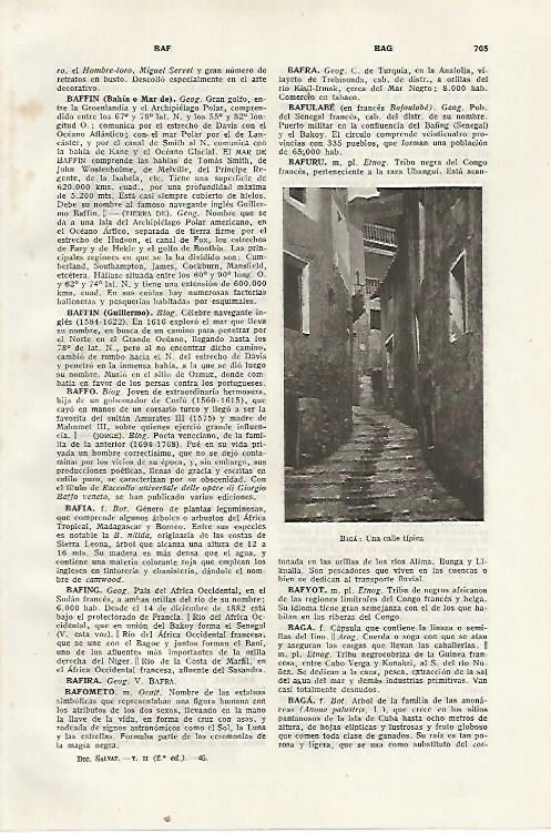 LAMINA SALVAT 80429: Calle de Baga (Barcelona)