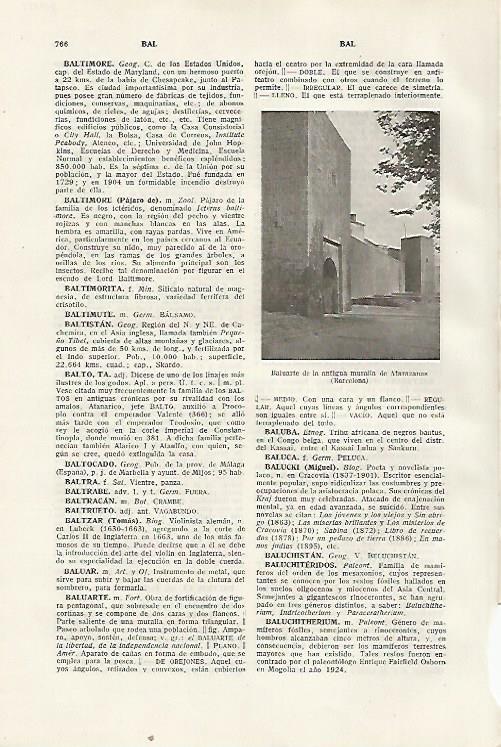 LAMINA SALVAT 80451: Antigua muralla de Barcelona
