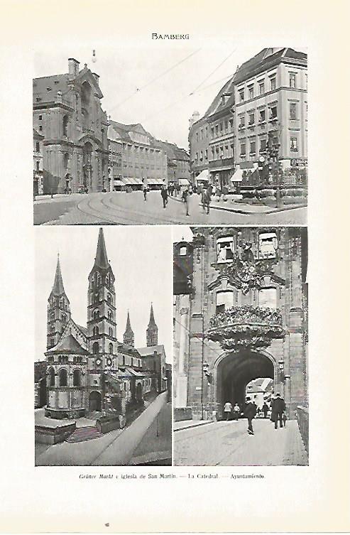 LAMINA SALVAT 80456: Vistas de Bamberg