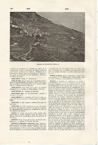 LAMINA SALVAT 80459: Bancales en Bañalbufar (Mallorca)