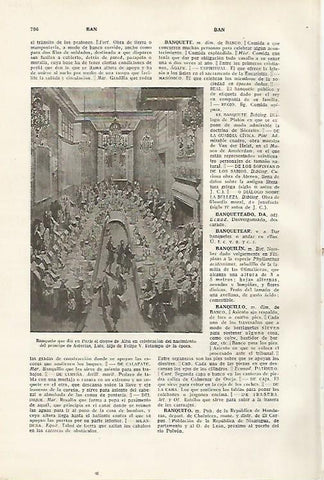 LAMINA SALVAT 80466: Banquete del Duque de Alba en Paris