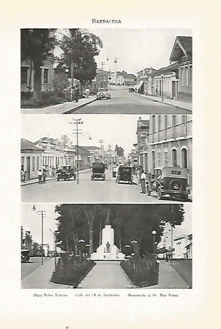 LAMINA SALVAT 80474: Vistas de Barbacena