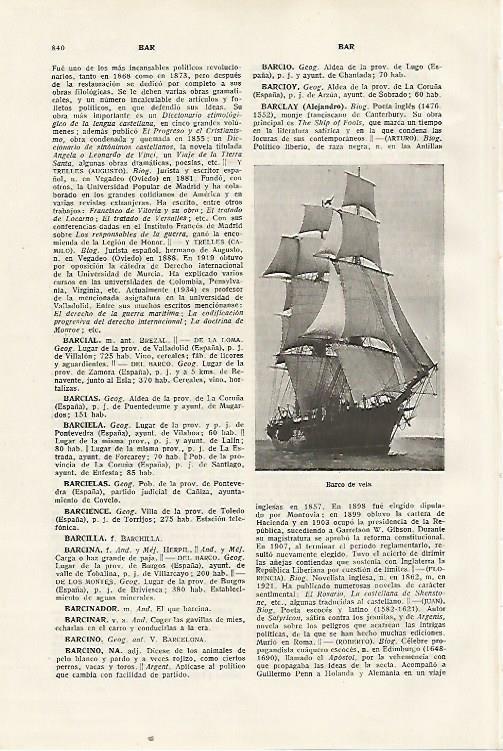 LAMINA SALVAT 80484: Barco de vela