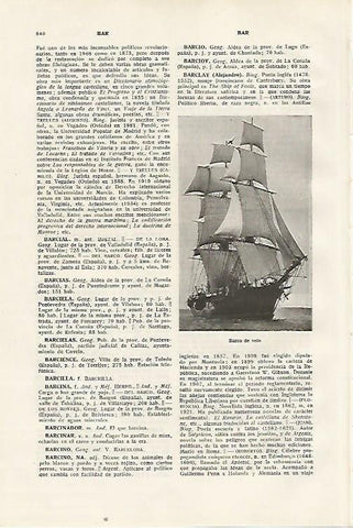 LAMINA SALVAT 80484: Barco de vela