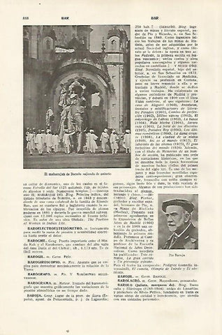 LAMINA SALVAT 80489: El maharaja de Baroda saliendo de palacio