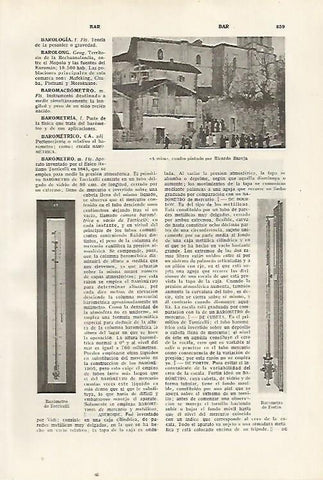 LAMINA SALVAT 80490: A misa por Ricardo Baroja