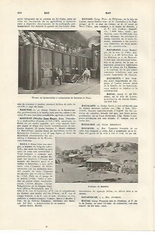 LAMINA SALVAT 80509: Crematorios de basuras en Paris