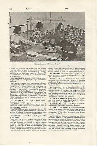 LAMINA SALVAT 80514: Mujeres de Java fabricando el batik