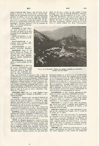 LAMINA SALVAT 80516: Valle de las Batuecas