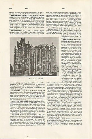 LAMINA SALVAT 80526: Catedral de Beauvais