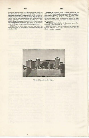 LAMINA SALVAT 80532: Palacio de los Duques de Bejar
