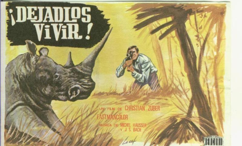 Programas de cine: Dejadlos vivir