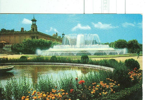 Postal 6458 : Fuente de Montjuich, Barcelona