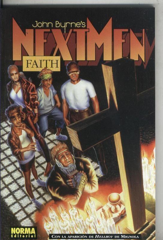 Next men: Faith (fe) con la aparicion de Hellboy de Mignola