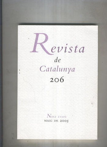 Revista de catalunya numero 206