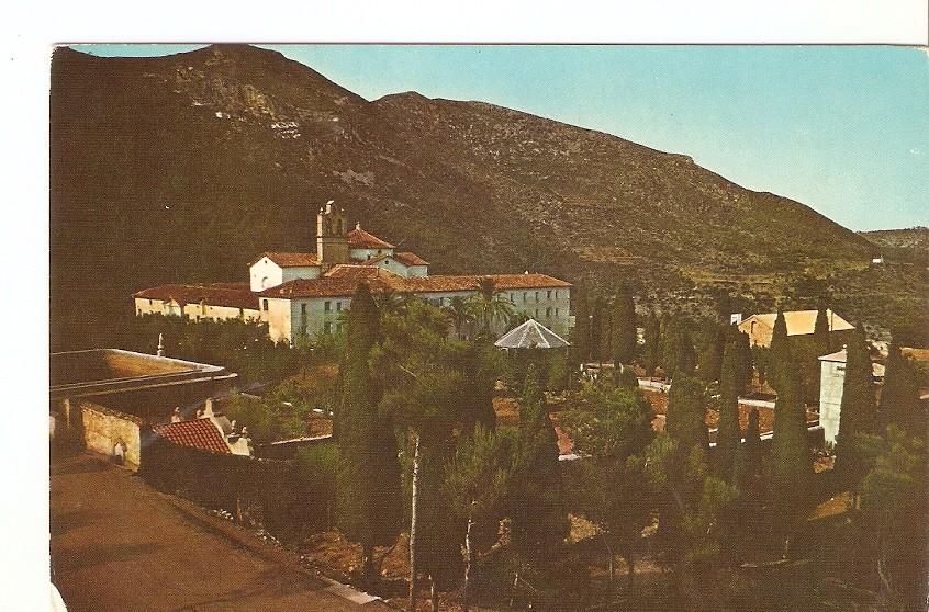 Postal 025000 : Desierto de las Palmas. Vista del monasterio. Benicasim (Castellon)