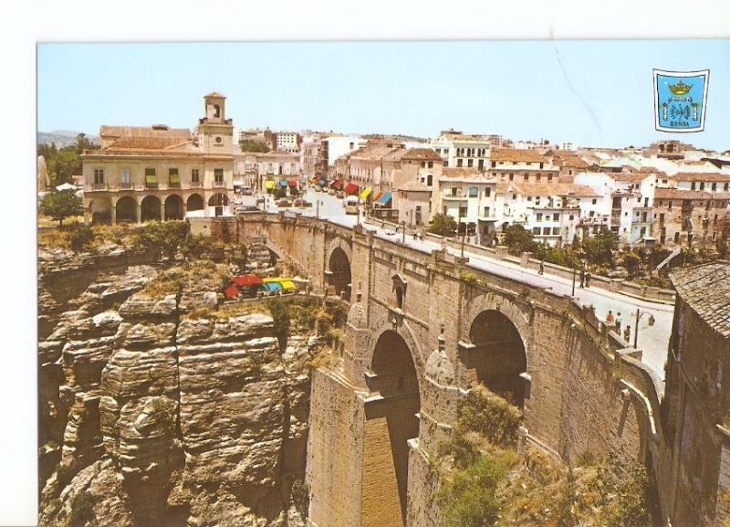 Postal 026738 : Puente Nuevo y Plaza de España