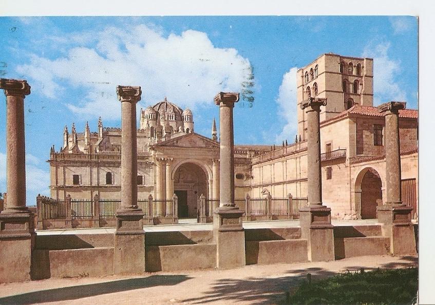 Postal 041508 : Zamora. Catedral. Fachada principal