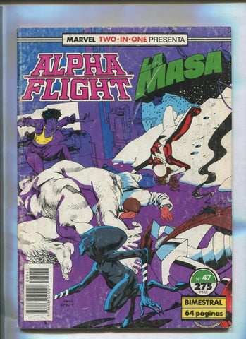 Alpha Flight - La Masa volumen 1 numero 47 (numerado 1 en trasera)